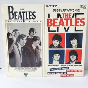 Beatles VHS tapes.